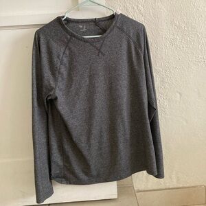 Gap Men’s Long Sleeve Grey Charcoal Small